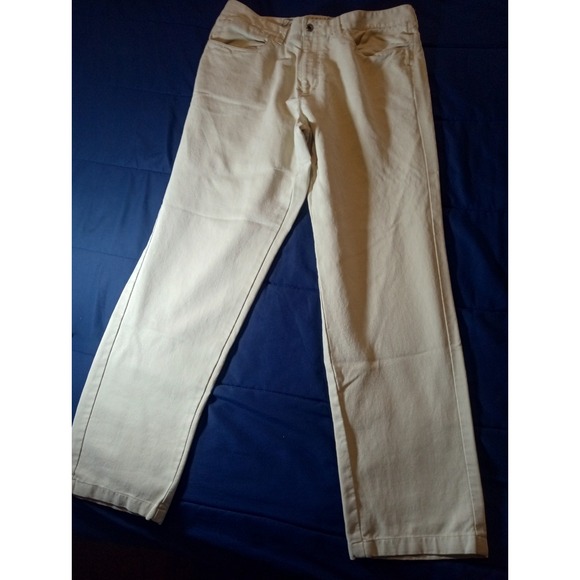 Tommy Bahama Men's Jeans 38 Standard Fit Straight Leg Pants‎ Khaki Tan Soft - Picture 1 of 6
